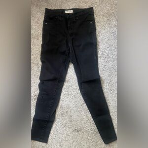 Madewell Black High-Rise Skinny Jeans